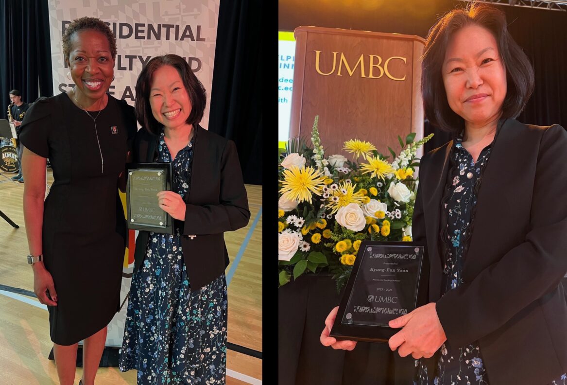 Dr. Kyung-Eun Yoon receives Presidential Teaching Award