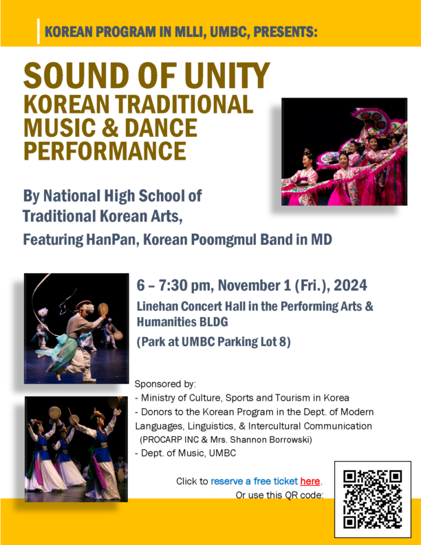 SOUND OF UNITY KOREAN TRADITIONAL MUSIC & DANCE PERFORMANCE