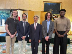 With Ambassador Yamada