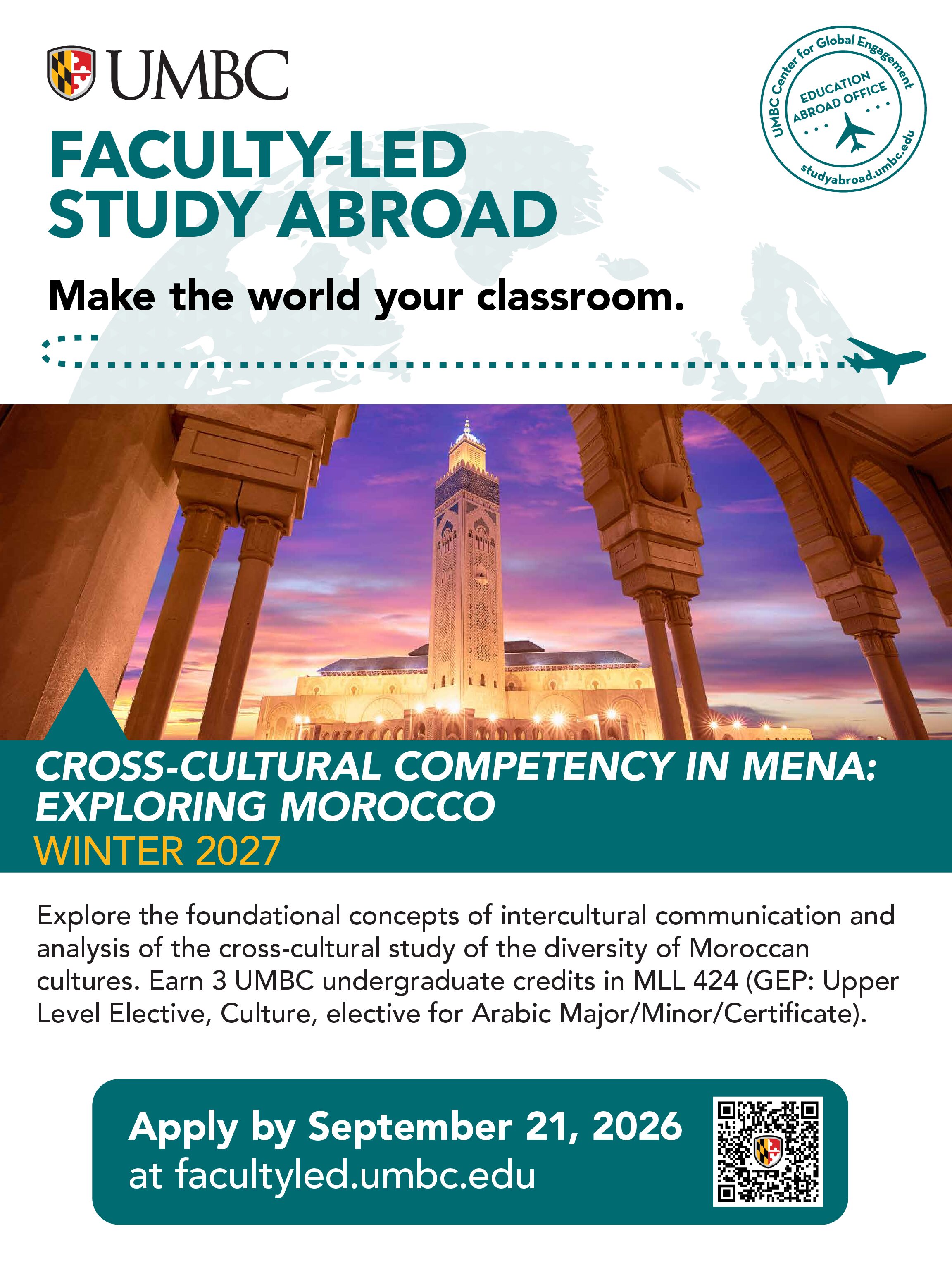Study Abroad in Morocco Winter 2027