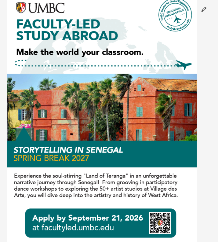 Study Abroad: Storytelling in Senegal